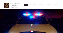 Desktop Screenshot of decaturcountysheriff.com