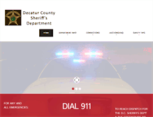 Tablet Screenshot of decaturcountysheriff.com
